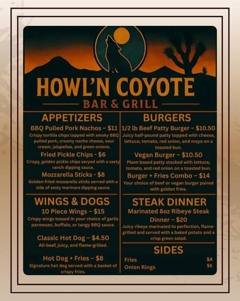 Five Fingers Pub Menu image 1